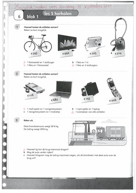 huiswerk di 15-9 blad 1